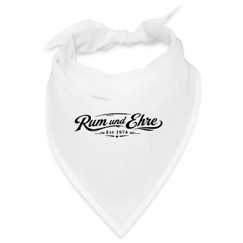 Rum und Ehre - Bandana - Weiß - Vorne