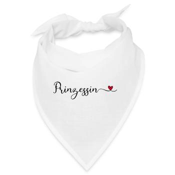 Prinzessin - Bandana - Weiß - Vorne