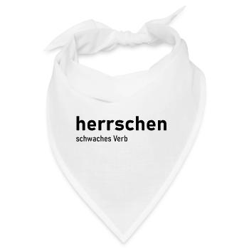 herrschen schwaches Verb - Bandana - Weiß - Vorne