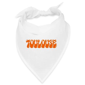 Toulouse-Orangenblasen - Bandana - Weiß - Vorne