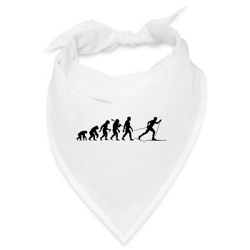 Langlauf Evolution Skilanglauf Für Ski Langläufer - Bandana - Weiß - Vorne