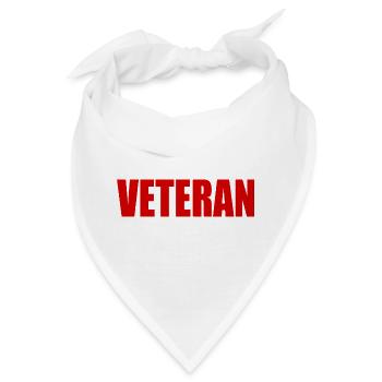 VETERAN - Bandana - Weiß - Vorne
