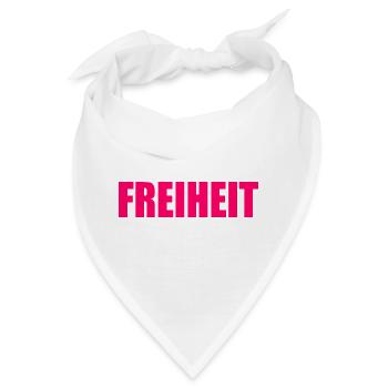 FREIHEIT - Bandana - Weiß - Vorne