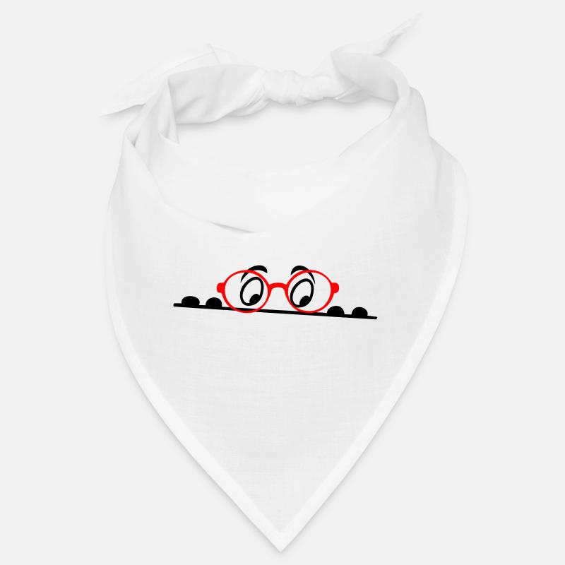 Brille, Augen, comic Bandana