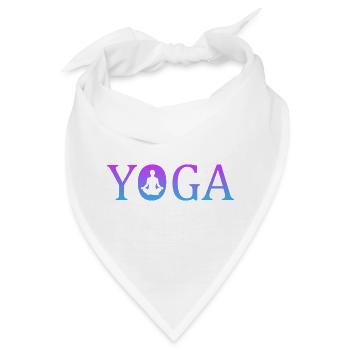 Yoga Namaste - Bandana - Weiß - Vorne