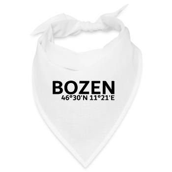 Bozen Koordinaten - Bandana - Weiß - Vorne