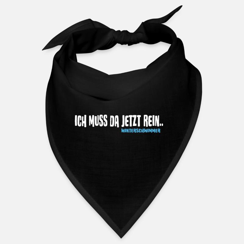 Winterschwimmer will Eisbaden Kälteresistent Bandana