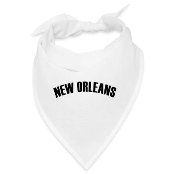 new orleans shirt - Bandana - Weiß - Vorne