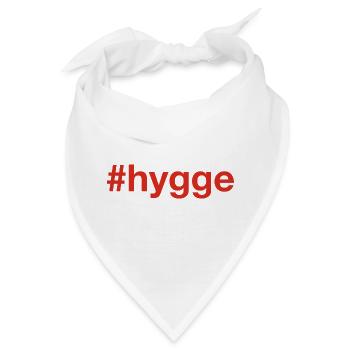 HYGGE Hashtag Dänemark Denmark - Bandana - Weiß - Vorne
