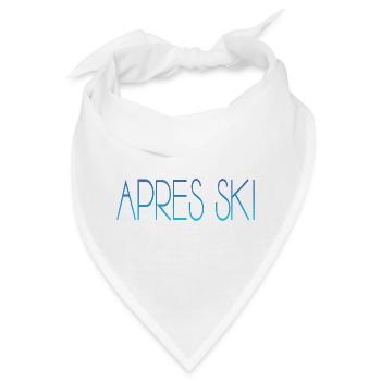 apres ski skiing skihase - Bandana - Weiß - Vorne