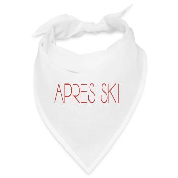 apres ski - Bandana - Weiß - Vorne