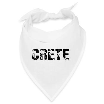 Crete Griechenland Insel Kreta - Bandana - Weiß - Vorne