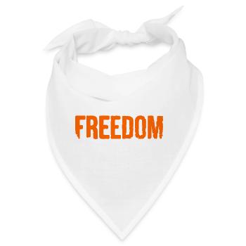 Freedom - Bandana - Weiß - Vorne