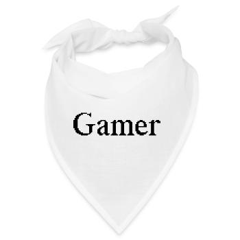 DAS Gamer-Shirt für ECHTE Gamer !! Game on! - Bandana - Weiß - Vorne