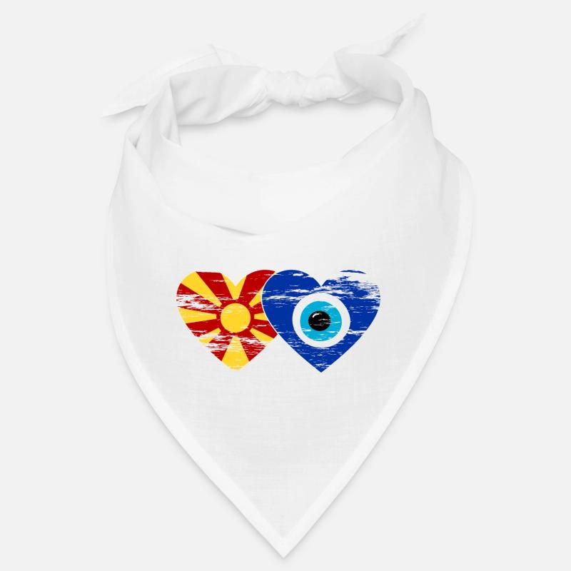 Drapeau Nazarpearl de Macédoine utilisé Bandana