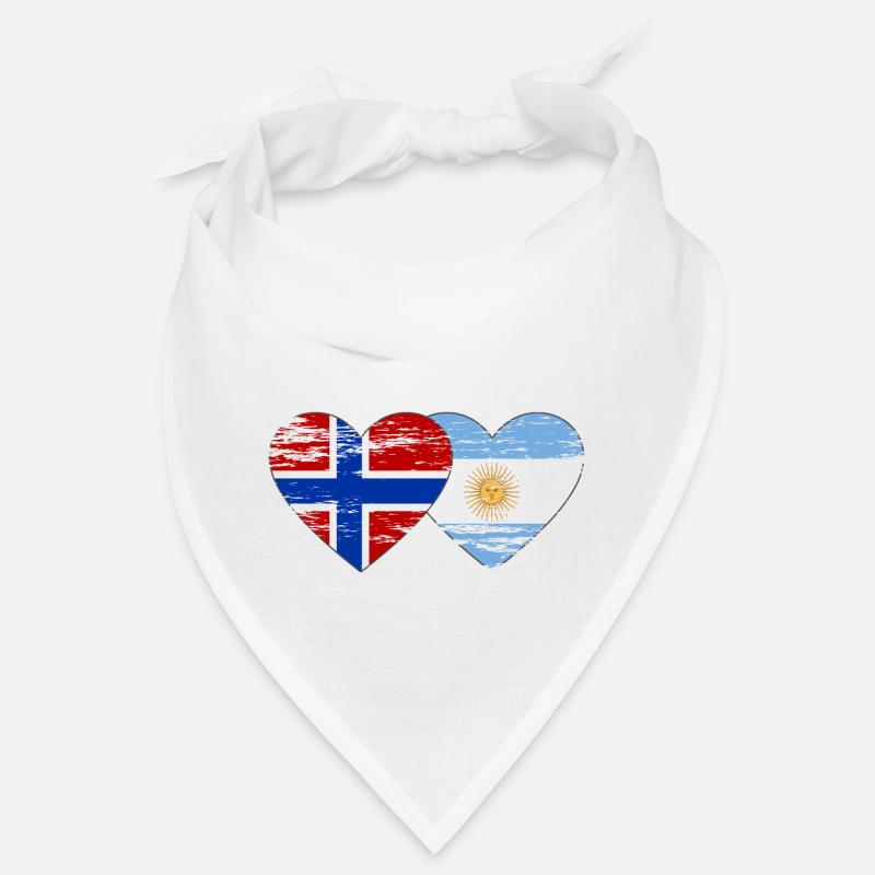 Norvège Argentine Drapeau utilisé Bandana