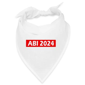 Abi 2024 - Bandana - Weiß - Vorne