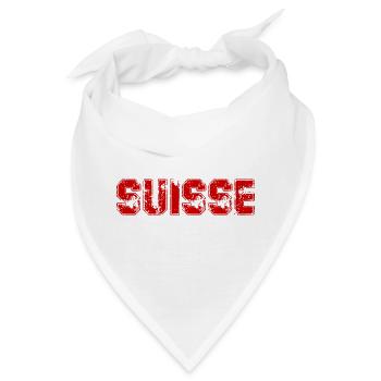 SCHWEIZ. LAND - Bandana - Weiß - Vorne