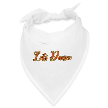 Feuriger Tanz Motivation für den Freigeist - Bandana - Weiß - Vorne