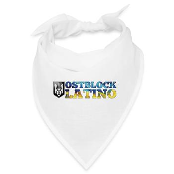 Ostblock Latino Ukrainer Ukraine Geschenk - Bandana - Weiß - Vorne