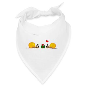 Snail-Gift - Bandana - Weiß - Vorne