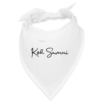 Koh Samui Insel Thailand - Bandana - Weiß - Vorne
