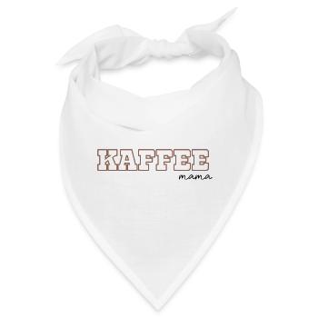 Kaffee Mama - Bandana - Weiß - Vorne