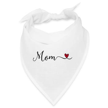 Mom - Bandana - Weiß - Vorne