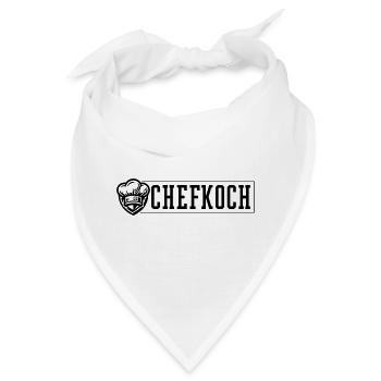 Chefkoch Kochmütze - Bandana - Weiß - Vorne