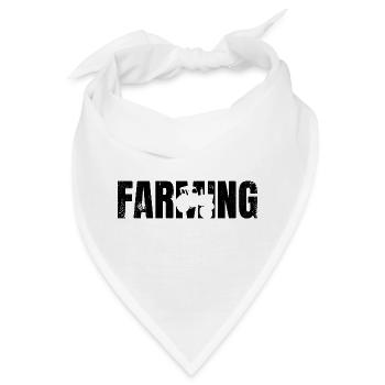 Landwirtschaft - Bandana - Weiß - Vorne