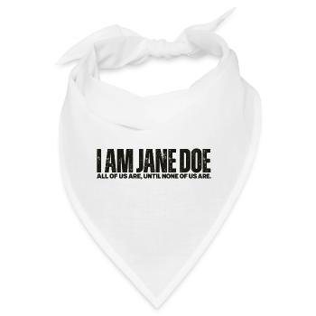 I Am Jane Doe: Kollektive Identität - Bandana - Weiß - Vorne
