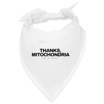 Biologie - Thanks Mitochondria - Wissenschaft - Bandana - Weiß - Vorne