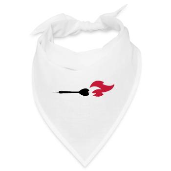 dart dartpfeil - Bandana - Weiß - Vorne