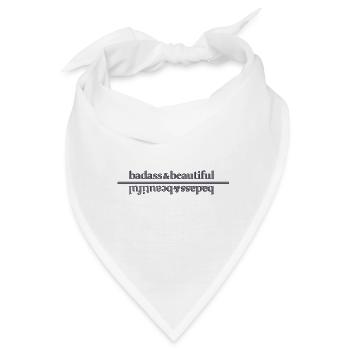 BADASS - Bandana - Weiß - Vorne