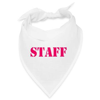 STAFF - Bandana - Weiß - Vorne