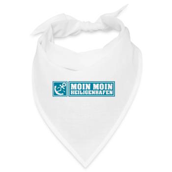 Moin moin Heiligenhafen LE - Bandana - Weiß - Vorne