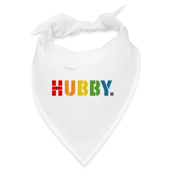 Rainbow shirt HUBBY - Bandana - Weiß - Vorne