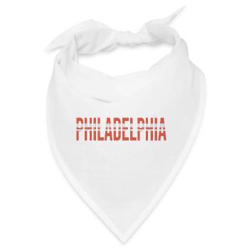Philadelphia - Bandana - Weiß - Vorne
