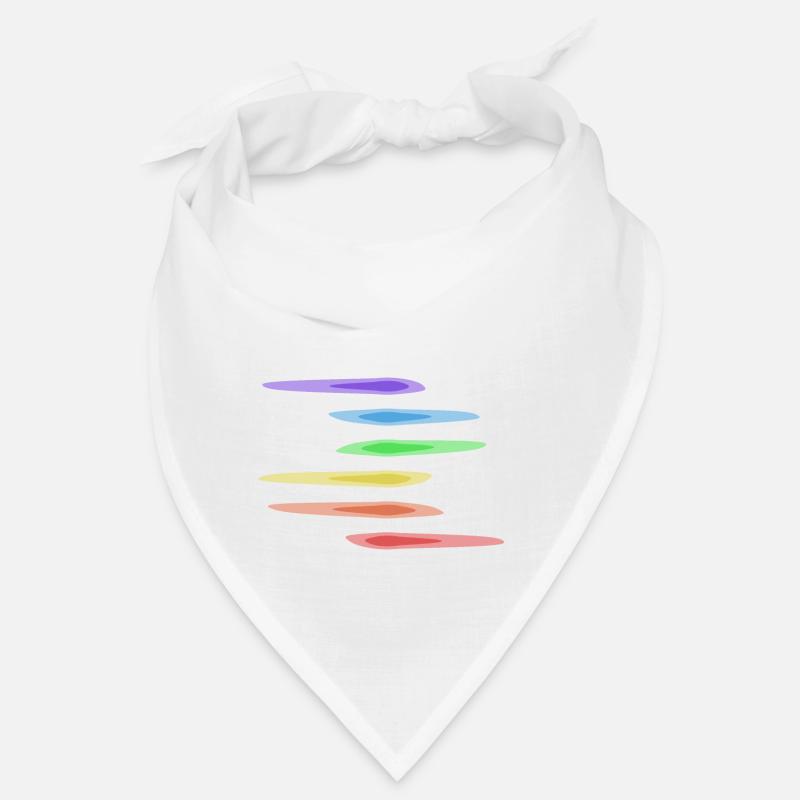 Art créatif arc-en-ciel Bandana