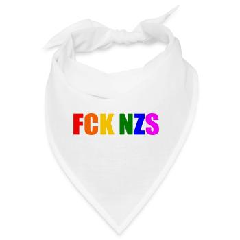 Fck nzs - Bandana - Weiß - Vorne