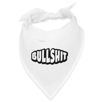 Blödsinn - Bandana - Weiß - Vorne