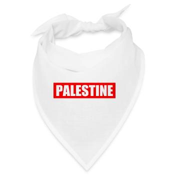 Palestina - Bandana - Weiß - Vorne