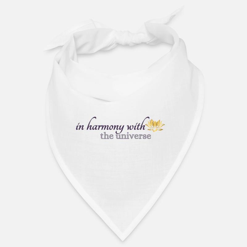 in harmony with the universe Bandana