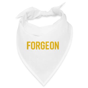 ForgeOn – Bleiben Sie unerbittlich - Bandana - Weiß - Vorne