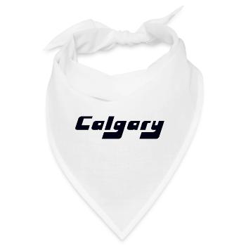Calgary Canada - Bandana - Weiß - Vorne