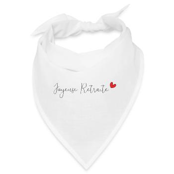 RUHESTAND. RUHESTAND. PENSIONIERT. RUHESTAND - Bandana - Weiß - Vorne