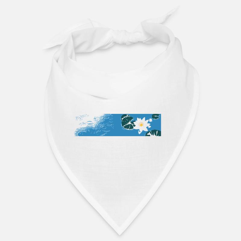 Nénuphar bleu sur l’eau Bandana