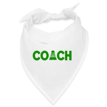 Federball Coach - Bandana - Weiß - Vorne