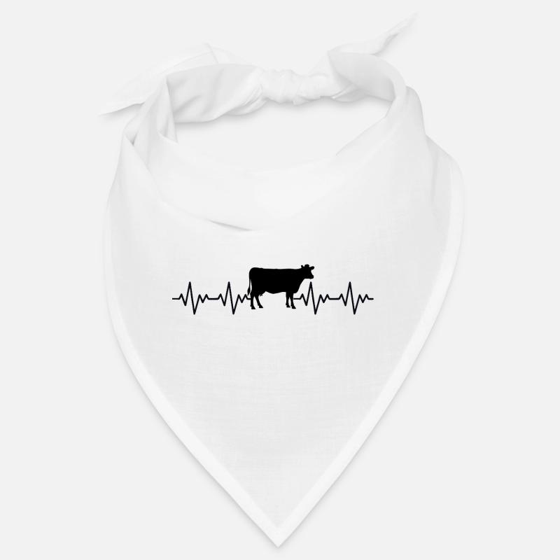 Battement de cœur ECG de vache d’élevage Bandana