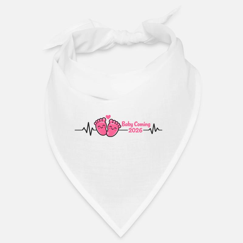 Mama 2026 Herzschlag Werdende Mutter 2026 Bandana